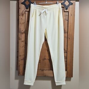 Body Glove Yellow Lightweight Cover Up Lounge Pant Joggers Size Small